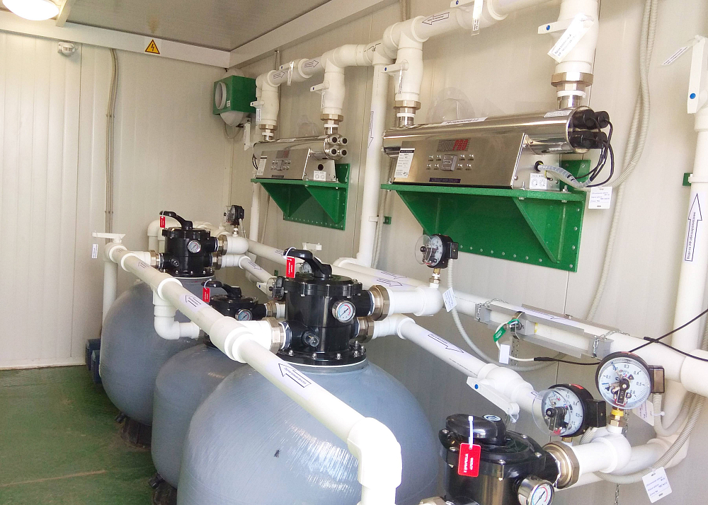 Хозяйственно-бытовой сток - 200м3 в сутки, коммунальные очистные сооружения поселка, п. Сапожок, Рязанская обл.