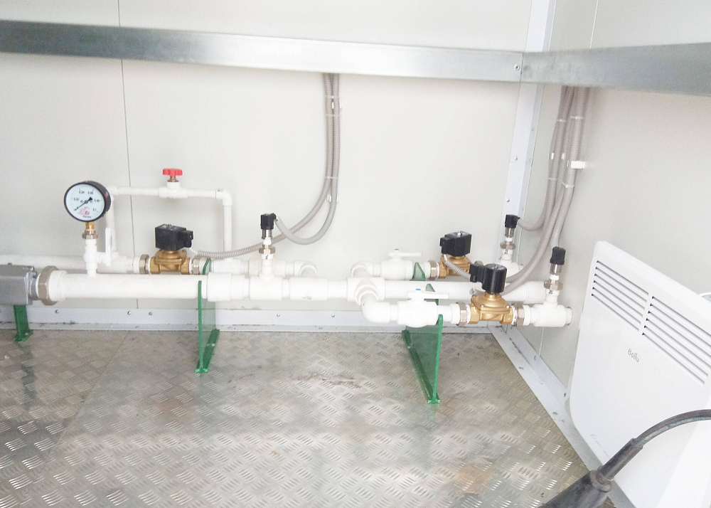 Хозяйственно-бытовой сток - 30м3 в сутки, коммунальные очистные сооружения поселка, п. Новый Киструс, Рязанская обл.