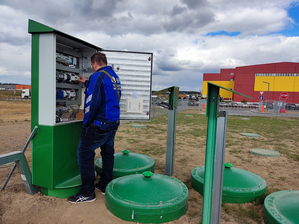 Хозяйственно-бытовой сток —  "Привольный". Логистический центр "PRIMUM", республика Беларусь. 