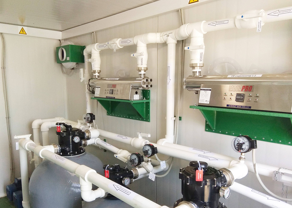 Хозяйственно-бытовой сток - 200м3 в сутки, коммунальные очистные сооружения поселка, п. Сапожок, Рязанская обл.