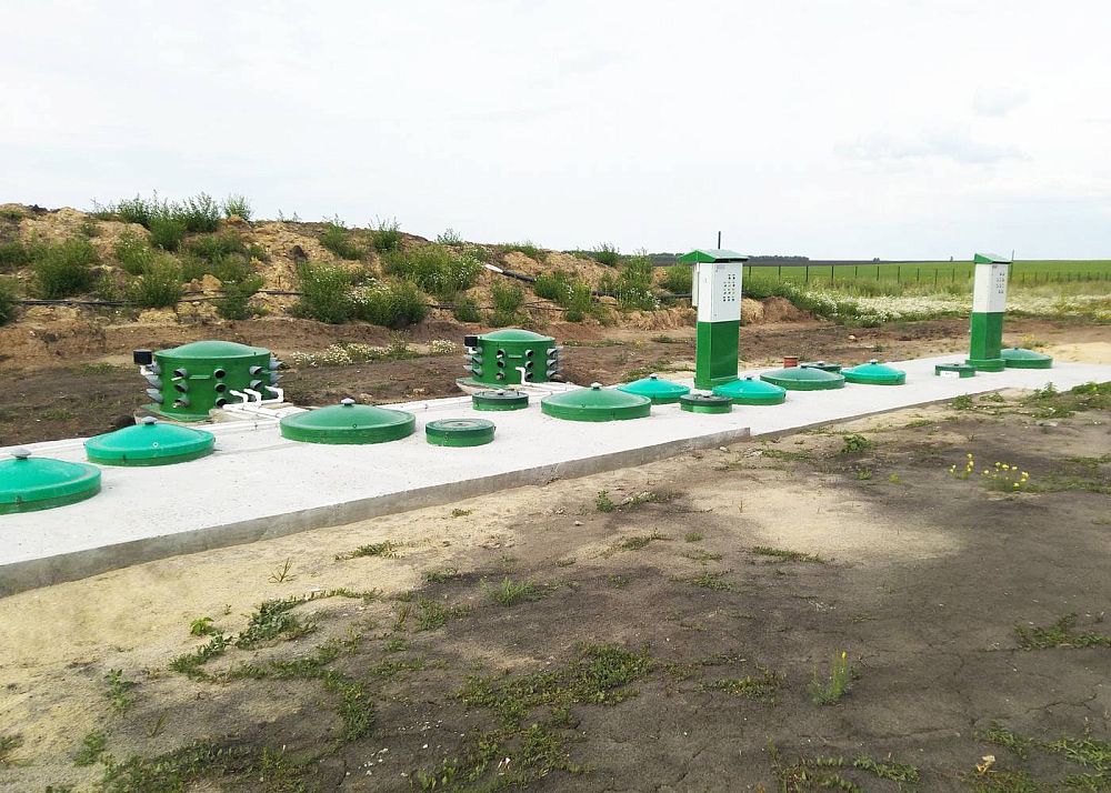 Хозяйственно-бытовой сток - 60 м3 в сутки, производство шампиньенов, Пензенская обл.