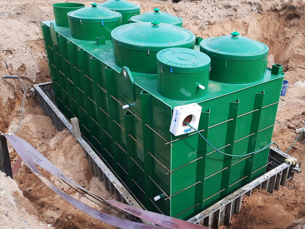 Хозяйственно-бытовой сток —  "Привольный". Логистический центр "PRIMUM", республика Беларусь. 